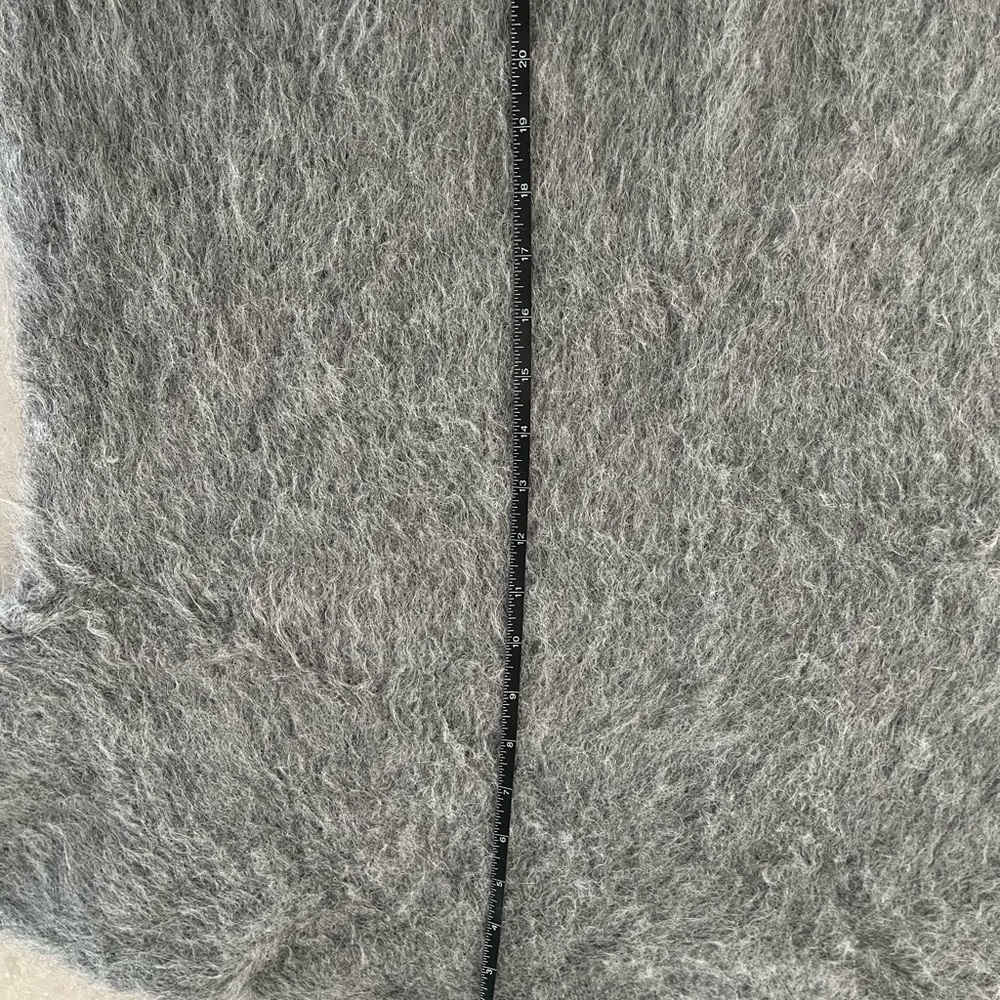 Toteme Gray Alpaca Boxy Wool Sweater Medium M RARE Soft Luxury - Picture 10 of 12